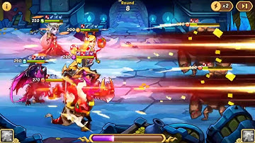 [Idle Heroes] - Broken Spaces: Hell Strike (Stage 2) - Damage comparisons (Griffin vs Wolf)