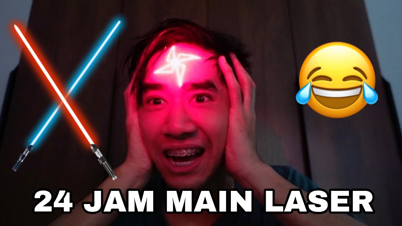 24 JAM MAIN LASER AJAIB 😂 MEMANG GEMPAK GILA 😱
