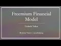 Freemium 3-Statement Financial Model