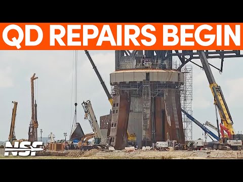 Repairs Begin on Starship's Quick Disconnects | SpaceX Boca Chica