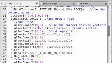 FPS game (OpenGL,SDL,C++) tutorial 10 - skybox class