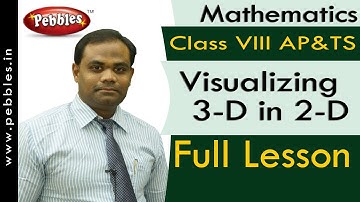Full Lesson : Visualizing 3-D in 2-D | Mathematics | Class 8 | AP&TS Syllabus