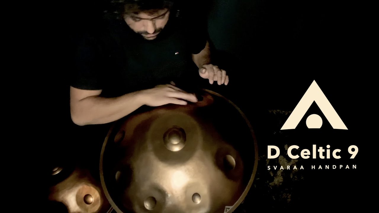 Svaraa Handpan - D Amara/Celtic minor 9 (Ember stainless steel), India