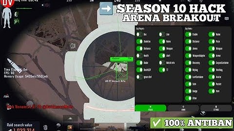 ARENA BREAKOUT MOD MENU | HACK CHEAT ARENA BREAKOUT | SUPPORT ANDROID & IOS