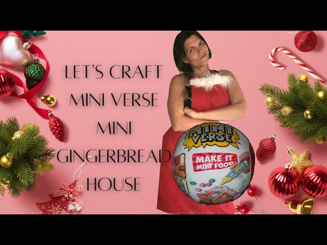 Making a gingerbread house!!🎄💖😃@Miniverse #miniverse