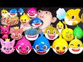 ASMR ICE CREAM BABY SHARK JELLY RECIPE PARTY 직접 만든 아기상어 핑크퐁 젤리 먹방 DESSERTS MUKBANG EATING SOUNDS