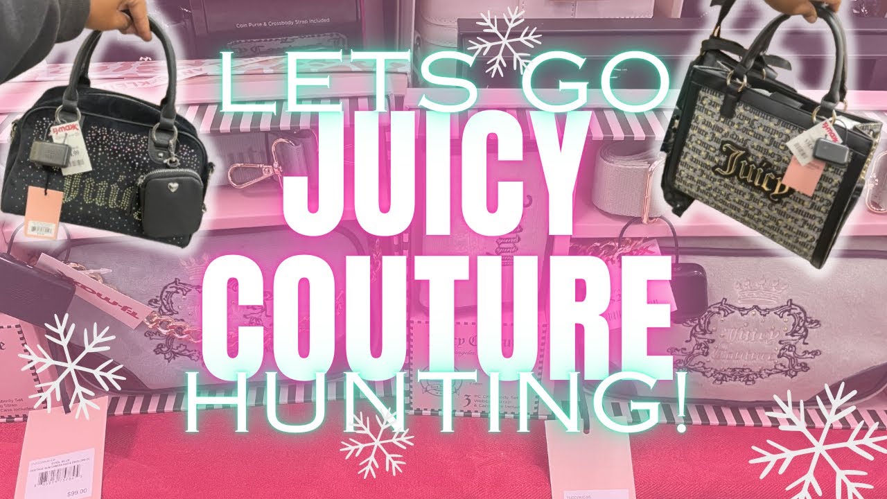 ❄️🎀 JUICY JACKPOT! #Juicy Hunting @ #TJMaxx #Burlington #Marshall 🛒🤍❄️