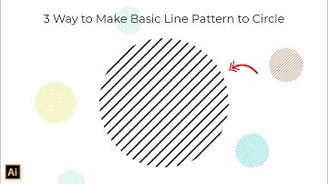 3 Ways to Make Basic Line Patterns to Circle - Adobe Illustrator Tutorials