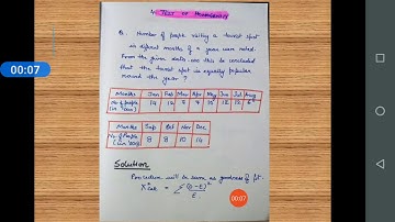 Chi Square test of Homogeneity (3/4 videos)