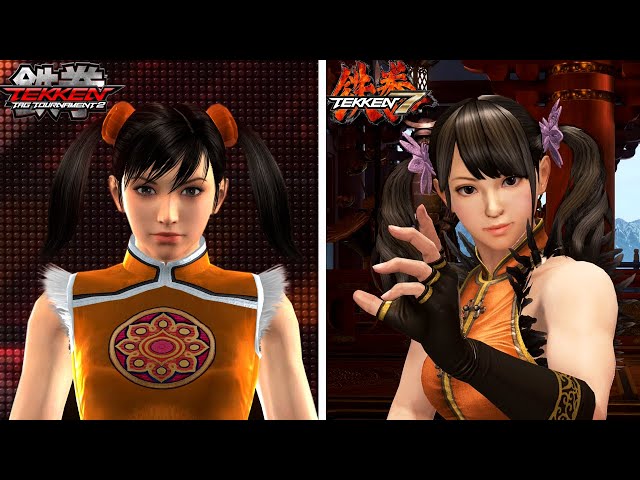 Side by side comparisons for all characters in Tekken Tag 2 and Tekken 7