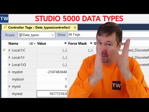 Studio 5000 Data Types.  BOOL, INT, DINT, and REAL?