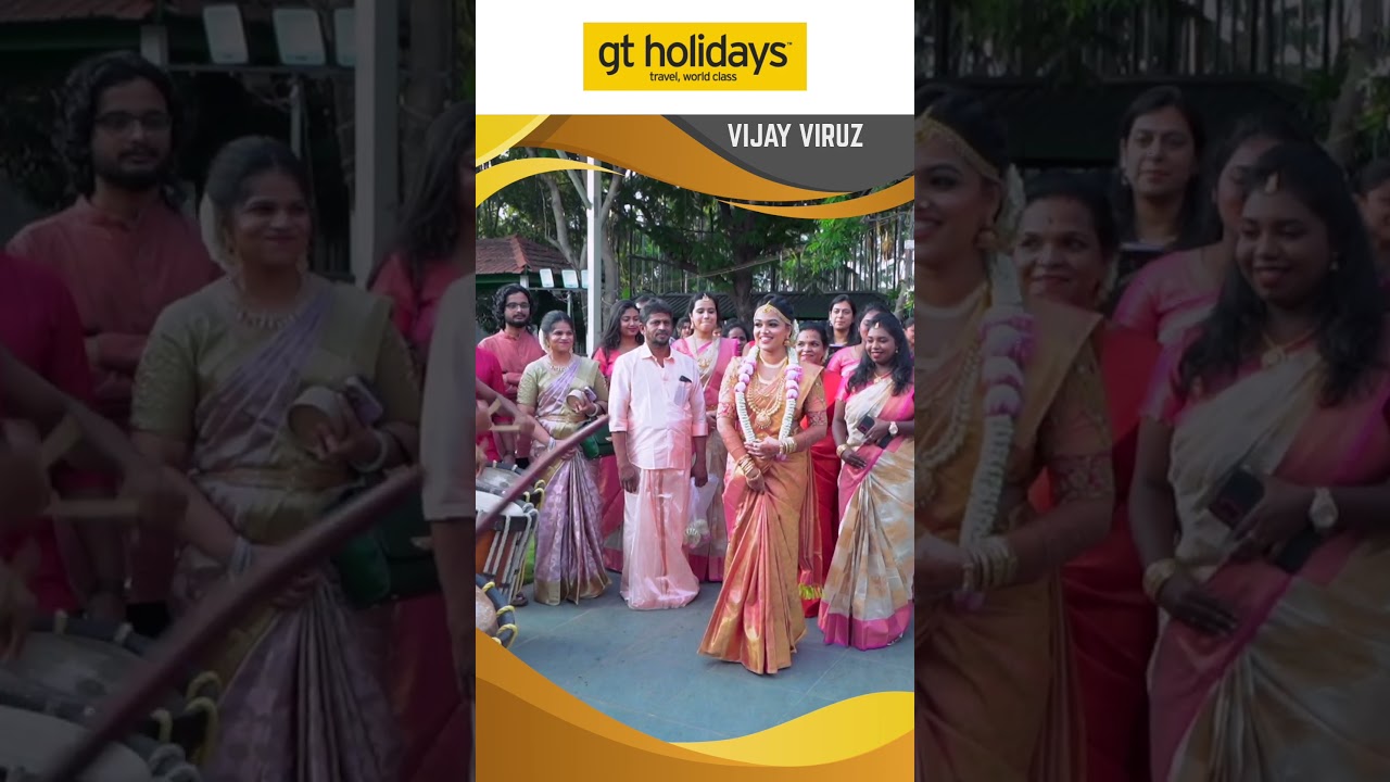 Vibing With Melam | Vijay Viruz - Nakshatra Murthy Wedding | The Wedding Day #ytshorts #vijayviruz