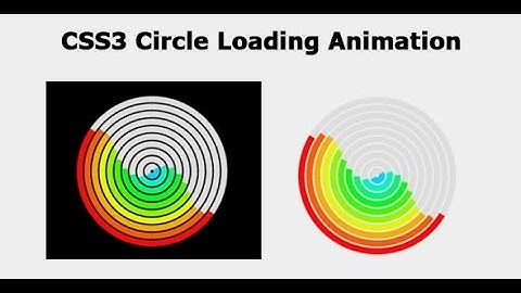 CSS3 Circle Loading Animation | Romin Computer | Mohammad Romin | CodeCanyon