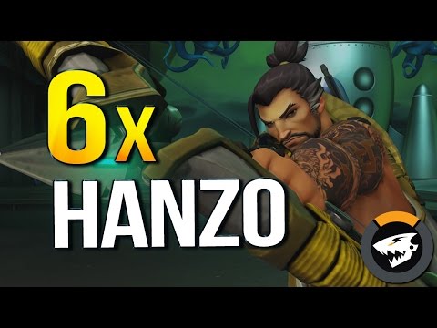6 HANZO - Phy and Friends Overwatch Highlights