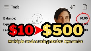 $10 to $500 Quick in Forex Trading | Using Market Dynamics and Understanding