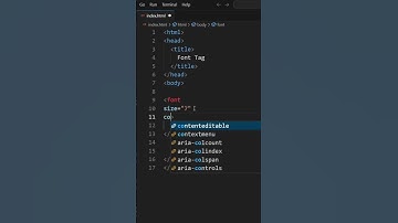 Font Tag in HTML #html #coding #viral