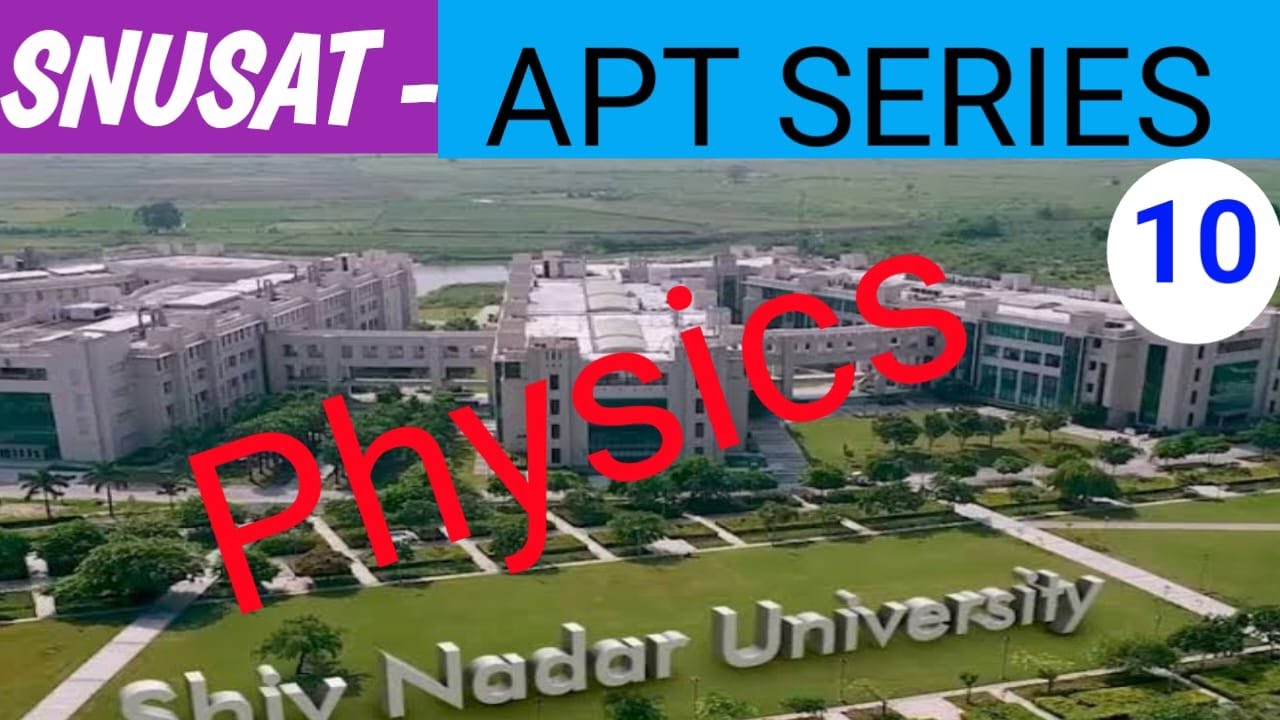 Snusat SNUSAT APT | shiv nadar university APT test | SNUSAT PREPARATION ...