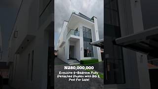 🏡 Exquisite 5-Bedroom Fully Detached Duplex with BQ & Pool for Sale! 🌟