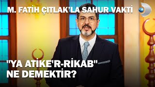 Zekatın Önemi Nedir? - M. Fatih Çıtlakla Sahur Vakti