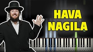 ✡ HAVA NAGILA PIANO TUTORIAL (SHEET MUSIC + MIDI)