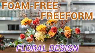Foam-Free Freeform Fall Design | Episode 44 of Blossoms and Bourbon
