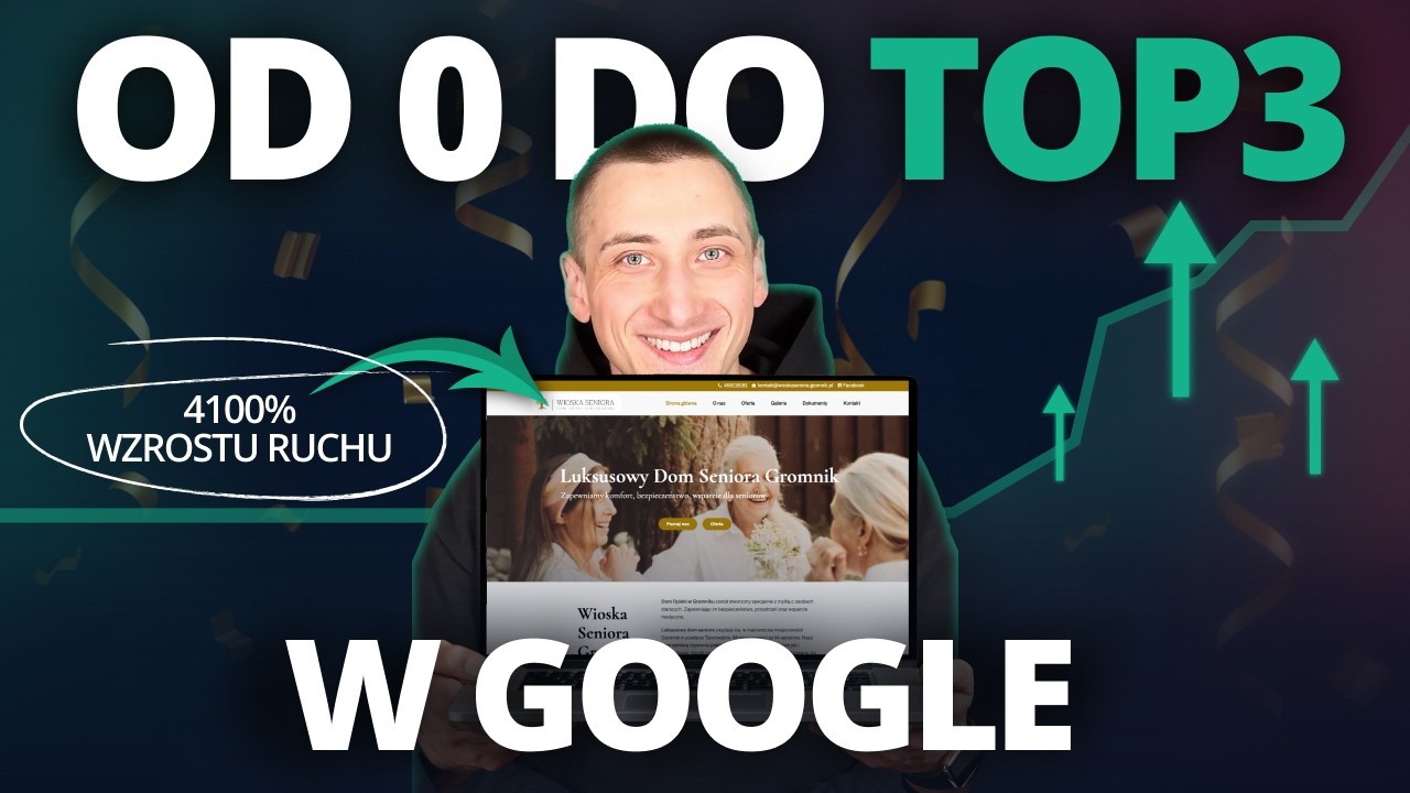 4100% wzrostu ruchu w SEO bez marki i historii! Case study SEO lokalnej firmy usługowej w Google.