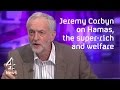 Jeremy Corbyn on Hamas, the Middle East and the super-rich