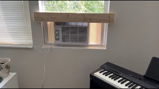 Window AC unit installation without screws