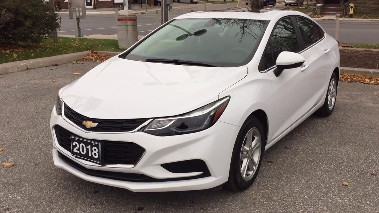 Pre Owned 2018 Chevrolet Cruze Sunroof Heated Seats 1.4L LT White
