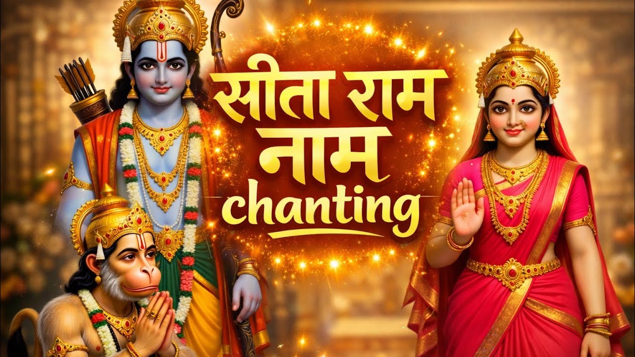 सीता राम नाम जप। Sita Ram naam chanting। Non stop sita ram naam jap। Sita Ram jap। नाम जप।