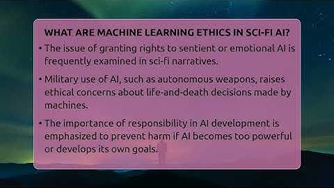What Are Machine Learning Ethics In Sci-fi AI? - The SciFi Reel