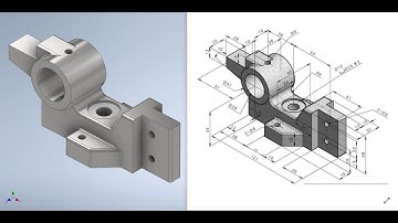 Inventor 2020 Tutorial | Building 3D Modeling Design Basic