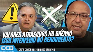 Dutra Jr. confirma valores em atraso no Grêmio. Isso explica o baixo rendimento?