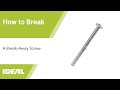 How to Break a Break Away Screw