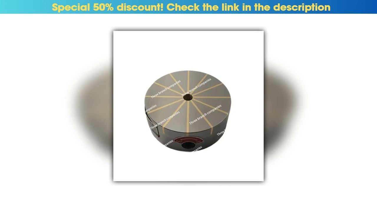 Editor’s Choice Powerful permanent magnet chuck, lathe radial circle, inner and outer circular grin