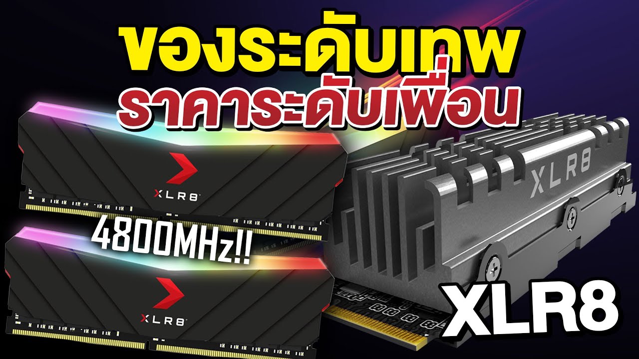 รีวิว XLR8 GAMING แรมเทพ SSD เทพน้องใหม่ในราคาเพื่อนๆ