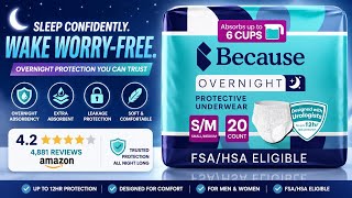 Because Overnight Pull-Ups Review | 4.2⭐ (4,881 Reviews)