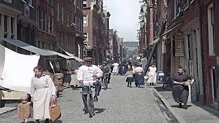 Amsterdam 1920s in color Advanced Colorization Restoration 4k60fps