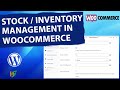 How to Set WooCommerce Stock Management | Inventory Control