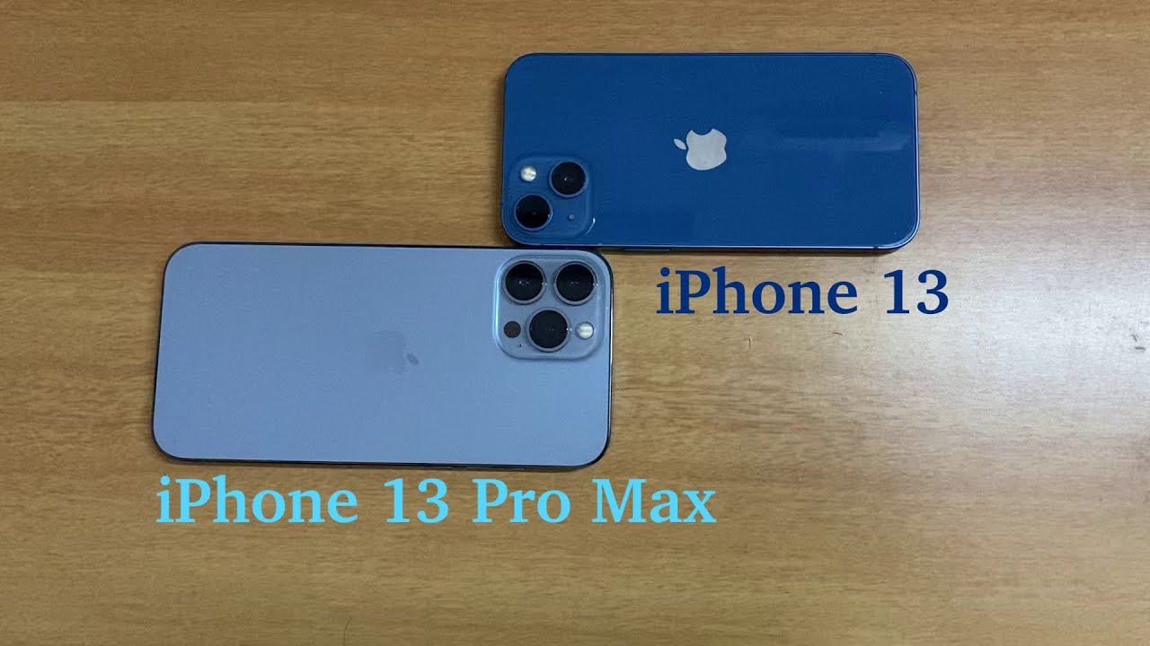 iPhone 13 vs iPhone 13 Pro Max | 60 Hz vs 120 Hz | speed, design