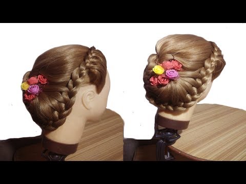 New Bun Hairstyle For Wedding And Party Trending Hairstyle Party