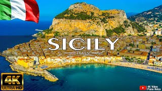 FLYING OVER SICILY (4K UHD) - Relaxing Music Along With Beautiful Nature Videos - 4K Video HD screenshot 4
