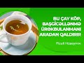 Bu çay köp, ürəkbulanma və başgicəllənməni aradan qaldırır