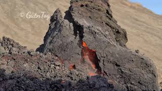 Lava King Crash 💥 #Fagradalsfjall Volcano, #Iceland