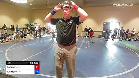 126 Lbs Rr Rnd 2 - Caleb Juman, Curby 3 Style Wres...