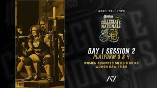 2026 USA Powerlifting Collegiate Nationals | Day 1, Session 2, Platform 3&4