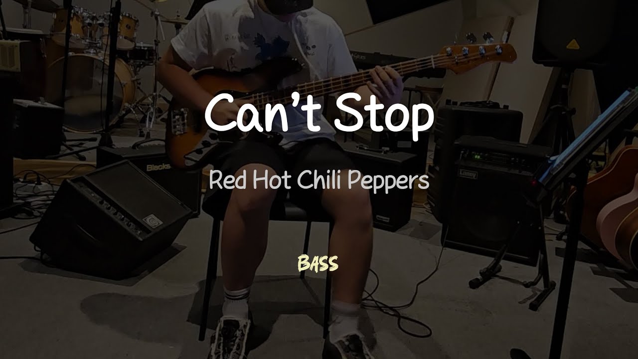 Red Hot Chili Peppers - Can't Stop / Bass Cover - YouTube