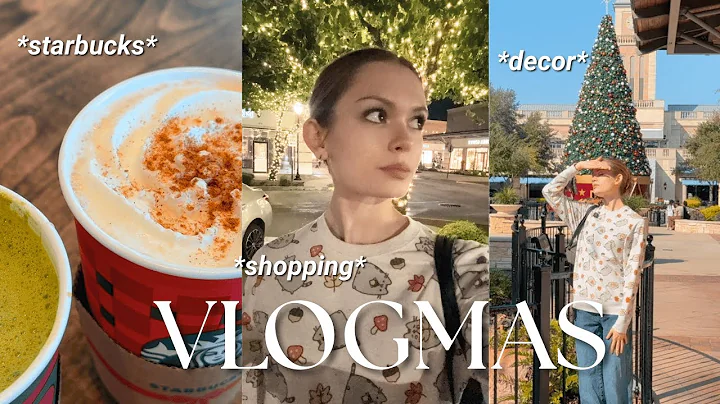 getting into the christmas spirit ❄️ | cozy shopping, exploring cafes | vlogmas 8