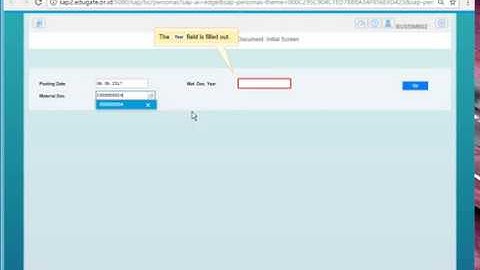 Cancel Good Receipt by SAP Screen Personas design Fiori