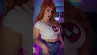 Was MJ your childhood crush? 🕷️ who doesnt like redheads 😈🧡 #spiderman #marvel #cosplay